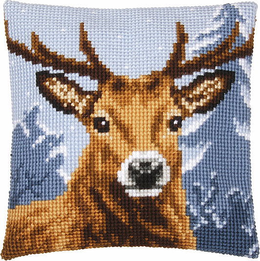 VERVACO CROSS STITCH CUSHION KIT DEER (PN-0156293)