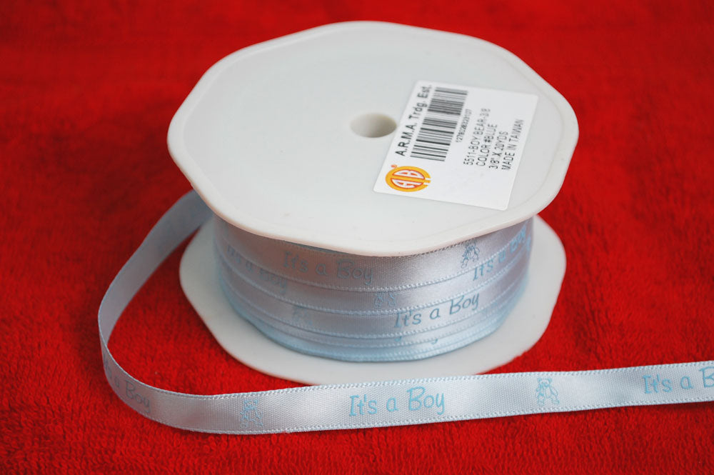 RIBBON;20YDS (5511-BOY/BEAR-3/8)