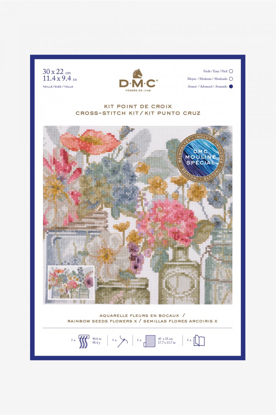 CROSS STITCH KIT:20*29CM (BL1167/76)