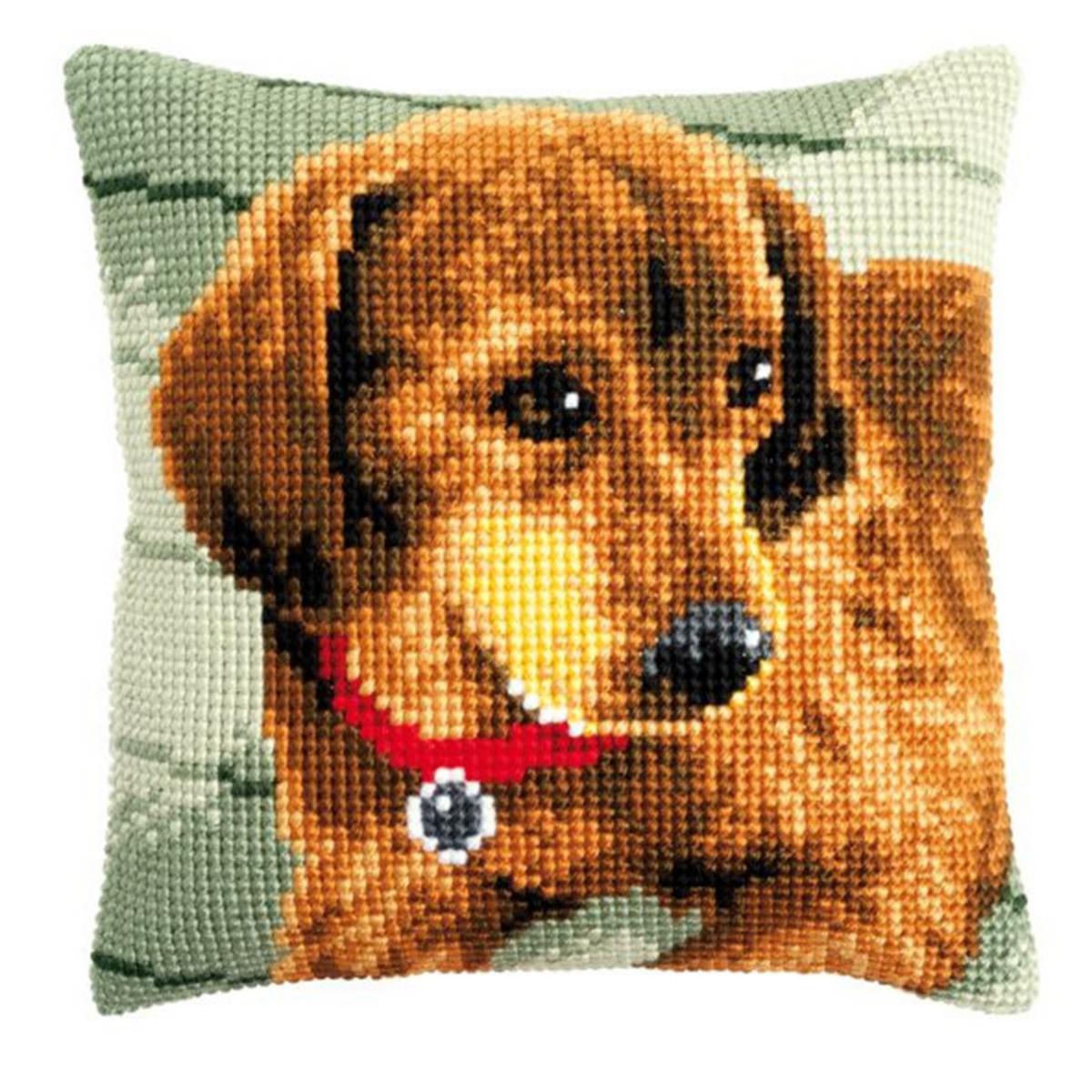 VERVACO CROSS STITCH CUSHION KIT DACHSHUND (PN-0148521)