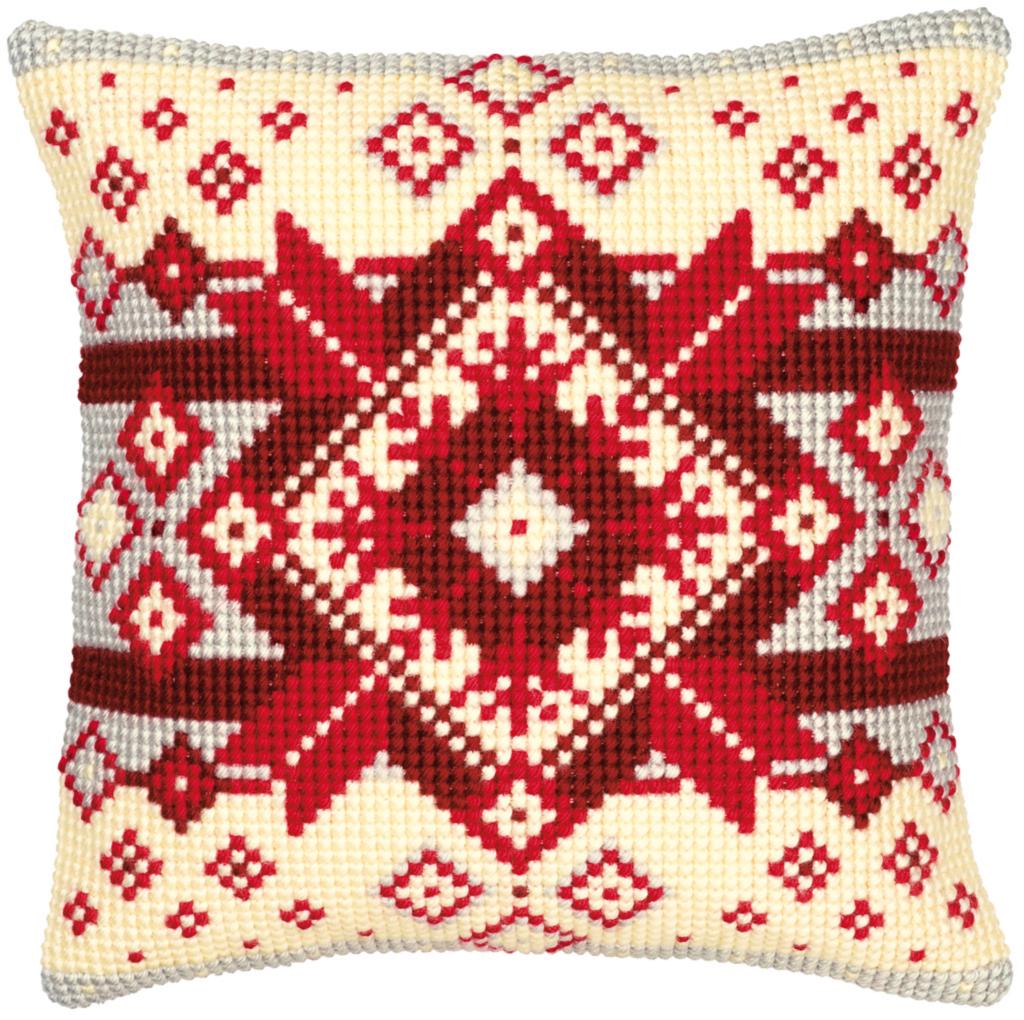 VERVACO CROSS STITCH CUSHION KIT NORDIC STAR (PN-0008495)