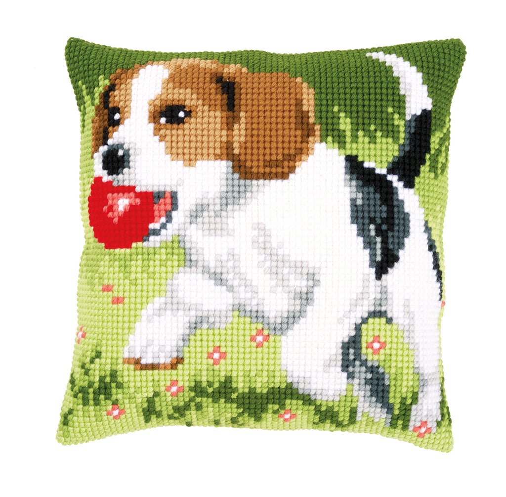 VERVACO CROSS STITCH CUSHION KIT BEAGLE (PN-0157066)