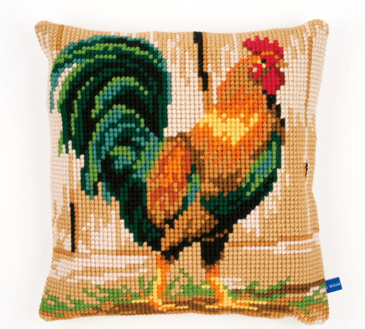 VERVACO CROSS STITCH CUSHION KIT ROOSTER (PN-0148108)
