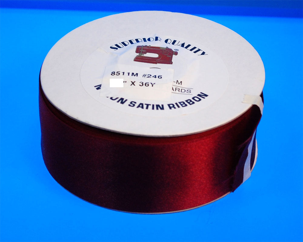 NYLON SATIN RIBBON:1.5":36Y (8511M-1.5/R)