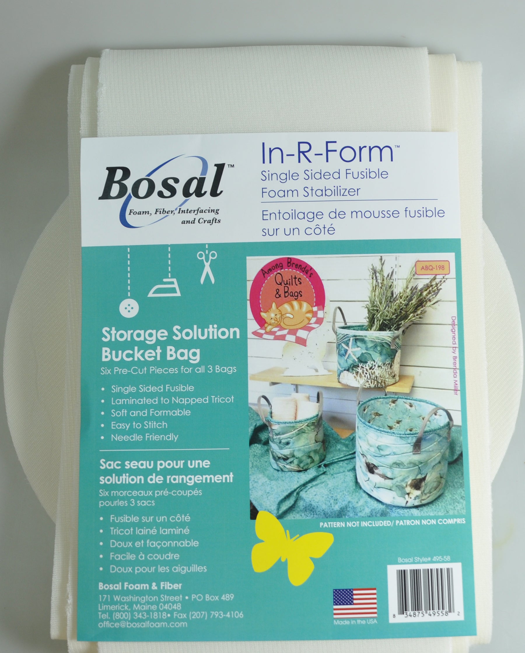 BUCKET BAG-FUSIBLE FOAM (495-58)