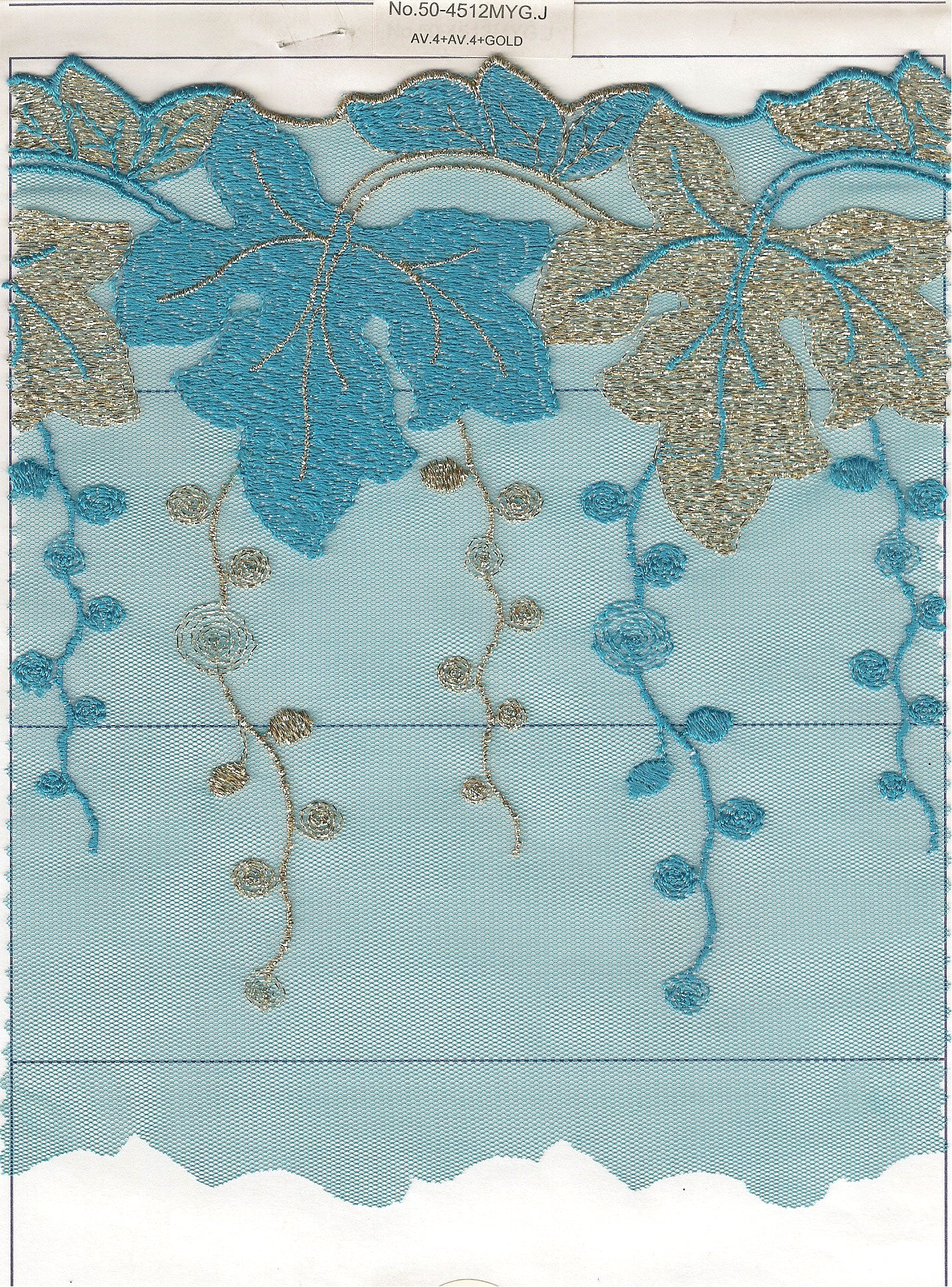 LACE:15YD/PCS:8" (D-50-4512)