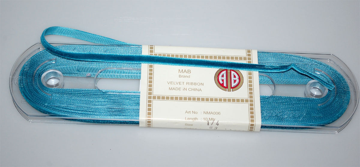 VELVET RIBBON;10MTR (NMA006-1/4)