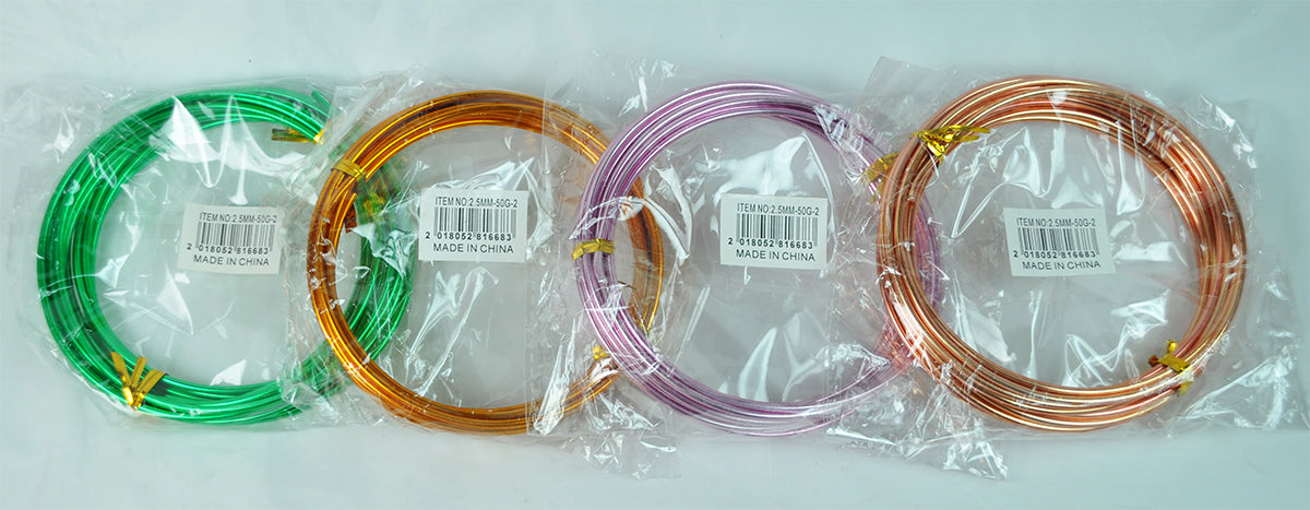ALUM.WIRE:2.5MM:50GRM (2.5MM-50G-2)