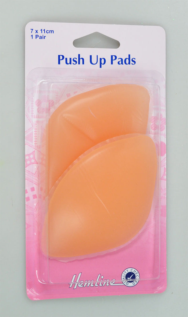 Hemline Push-Up Bra Pads – 7 × 11 cm, 5 Pairs (966.S)