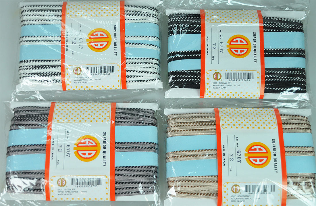 PIPING BRAID:3/16":72Y (6707)