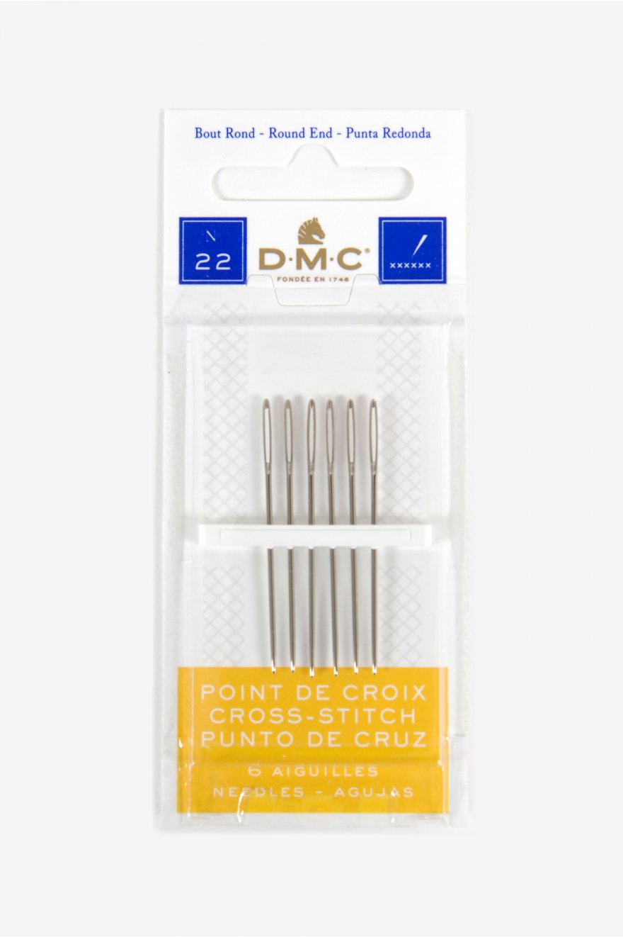 SEW.NEEDLES:6PC:SIZE#22 (CRD/1771-1)