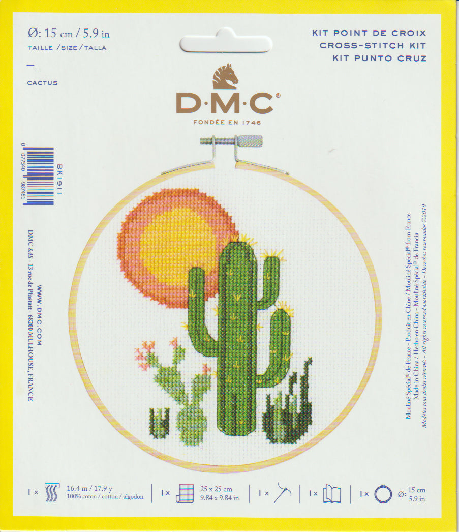 CROSS STITCH -CACTUS KIT (BK1911L)
