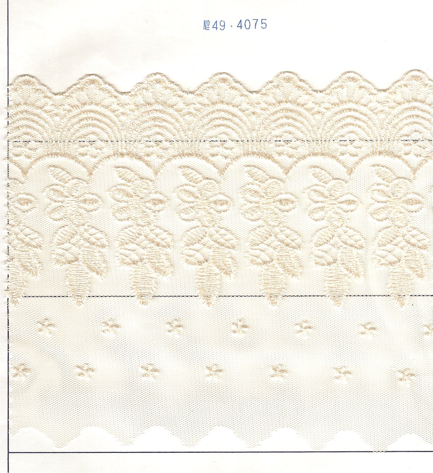 NET CUTTING LACE;15YDS:6" (D-49-4075)