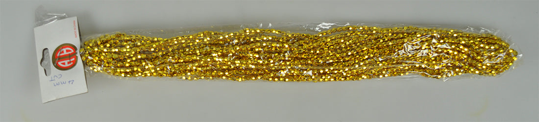 BEADS;30"STR (4MMCUT)