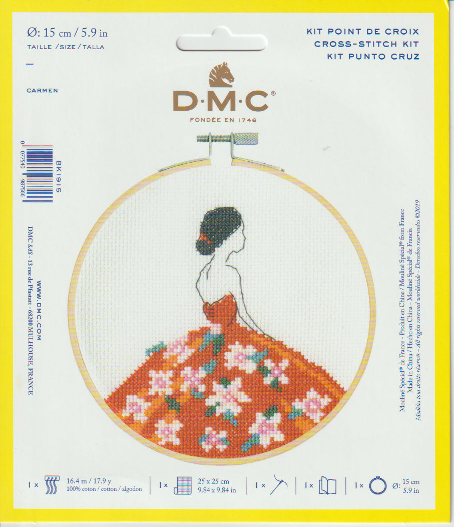 CROSS STITCH HOOP KIT (BK1915L)