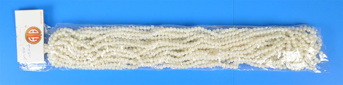 BEADS; 30" STR (5X30ROAB)