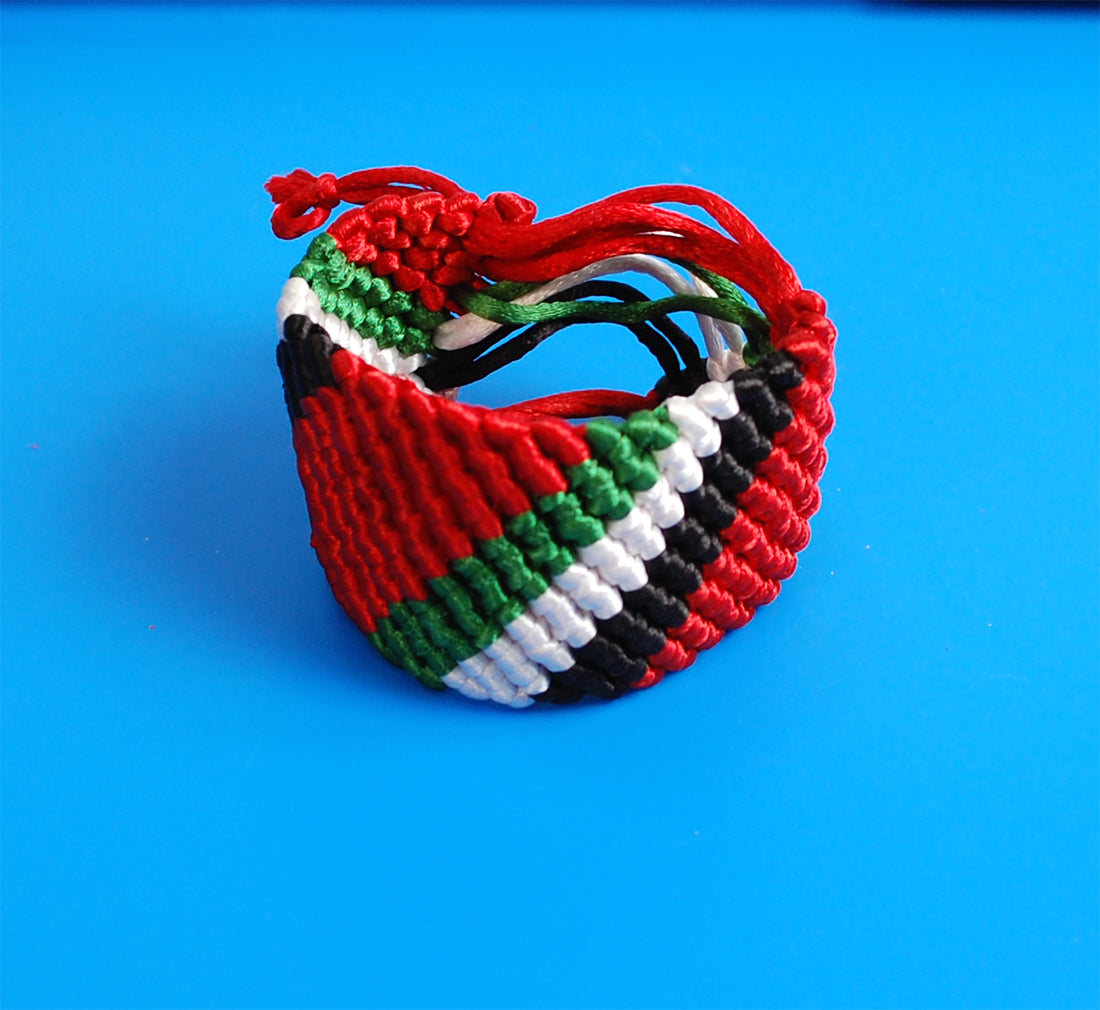 BRACELET:UAE FLAG:6PC/PKT (9148/UAE)