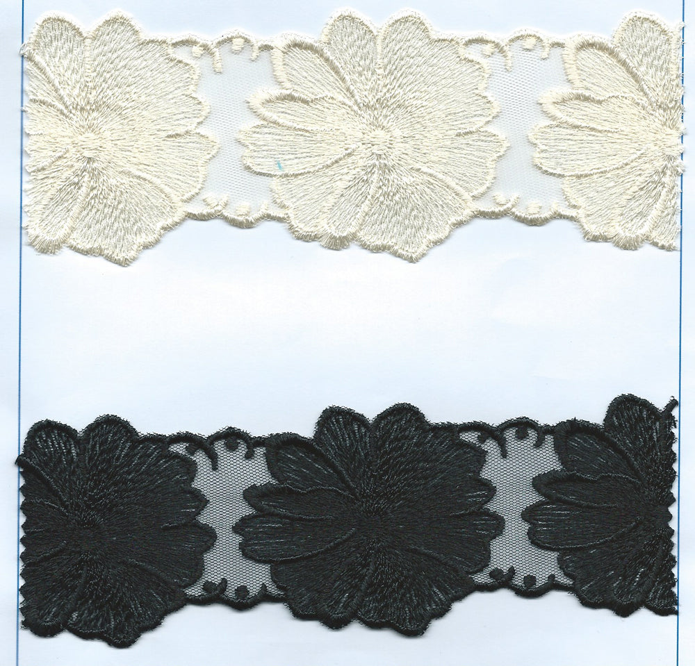 NET CUT LACE:15Y (13.7M):6.25CM) (D-56-4017)