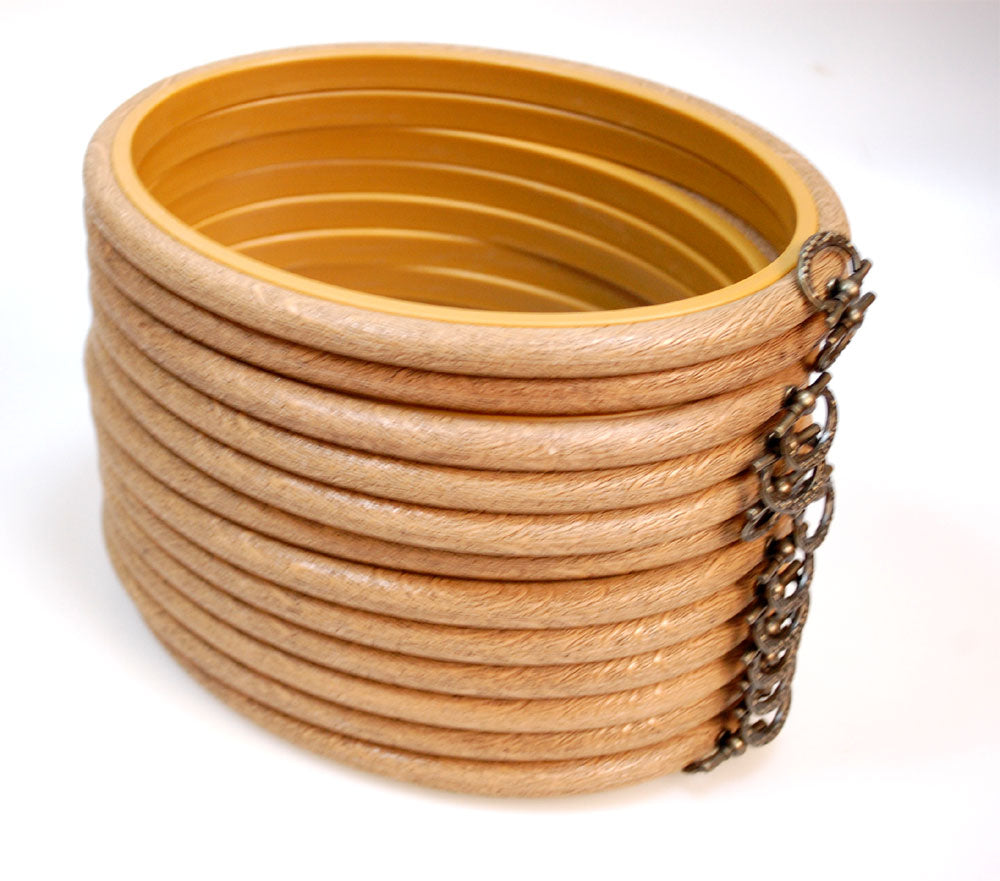 FLEXI HOOP W/WOODEN GRID (FHW-057)