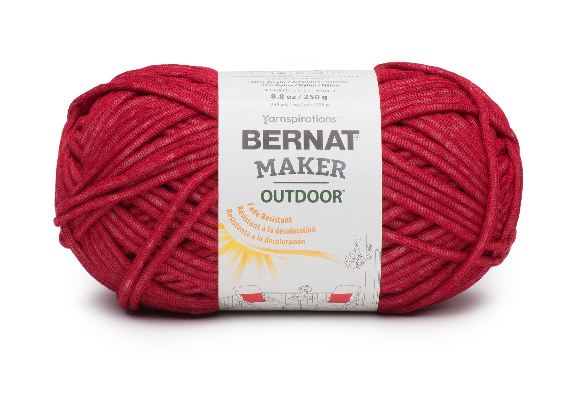 ACR/NYL YARN:250Gx2 (500GM) (BER/MAKER OUTDOOR)