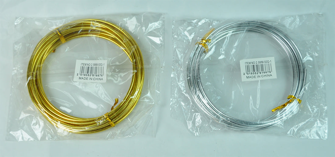ALUM.WIRE:2.5MM:50GRM (2.5MM-50G-1)