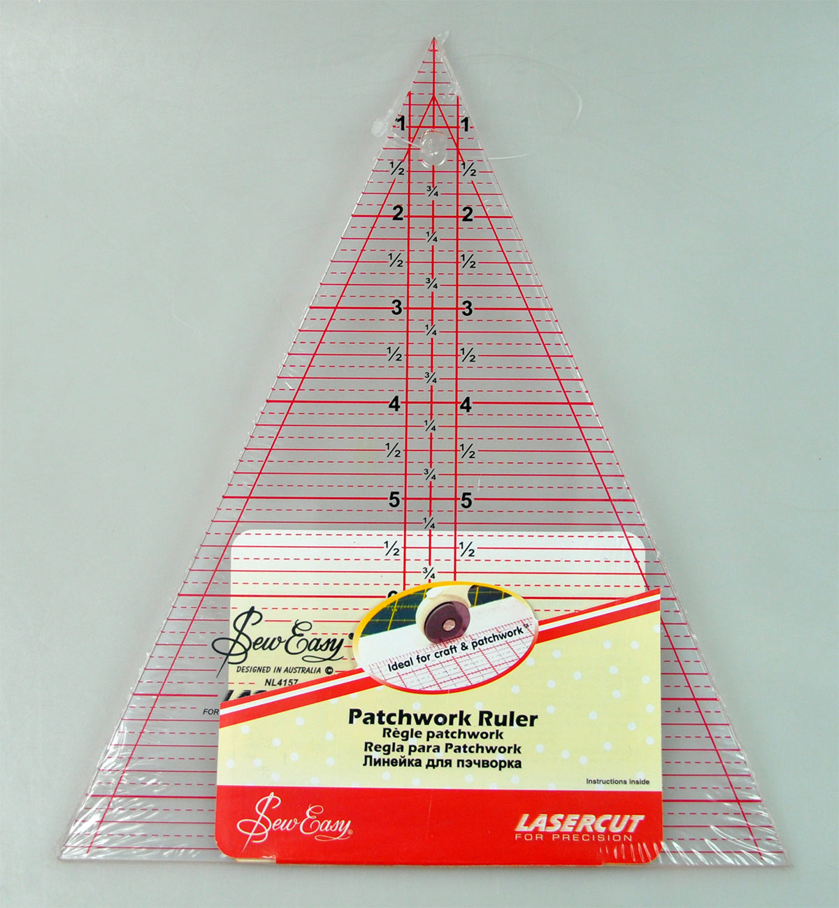 TRIANGLE RULER:8.5″x7″ (NL4157)