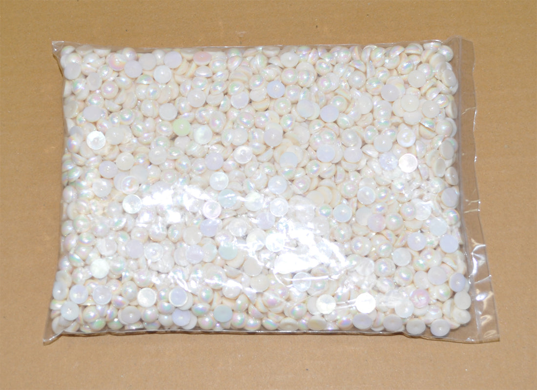 HALF RESIN BEADS:10MM:1800PC (438A/2)