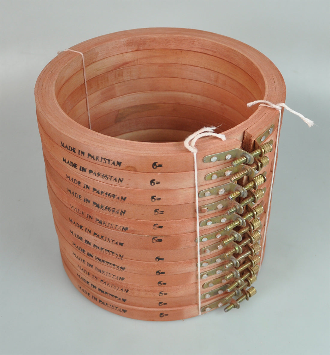 WOODEN EMB.FRAME:6" (BROWN/WEF-6)