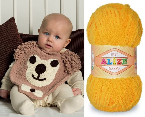 ACY.YARN:5BLx50GRM (250grm) (ALIZE/SOFTY BABY)