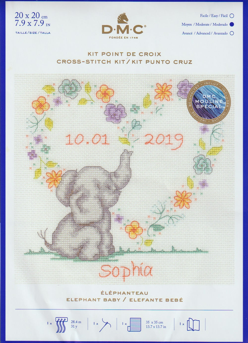 CROSS STITCH HOOP KIT (BK1879)