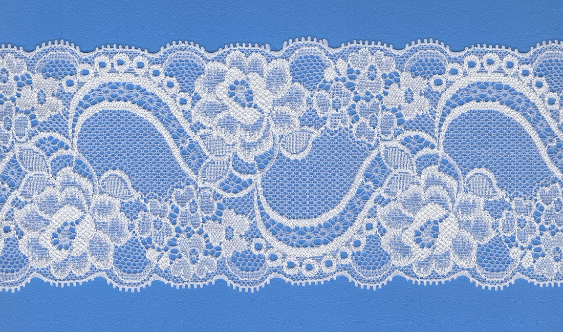 RASCHEL LACE:3-1/2" (8333BKZ)