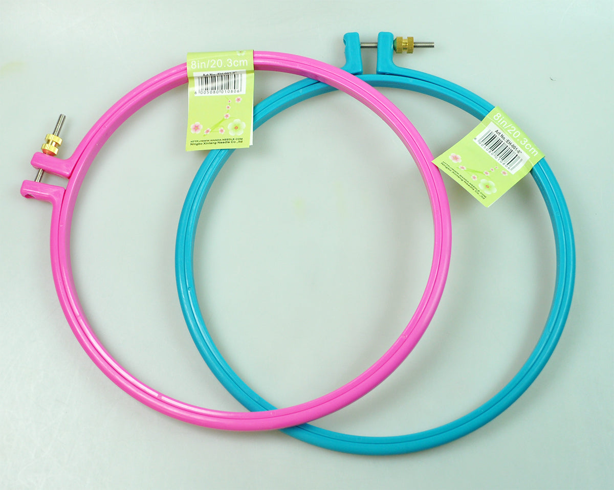 PL.HOOP:8":5PC/PKT (20.3CM) (EH-001-8)