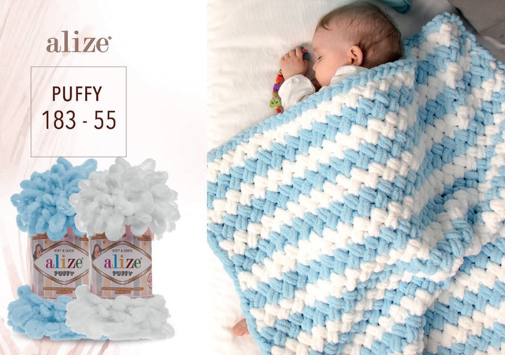 MICRO PL.YARN:5BLx100GR (500GM) (ALIZE/PUFFY)