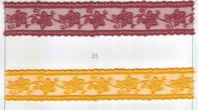 NET CUTTING LACE;15Y:1-1/4" (D-45-4133/COL)