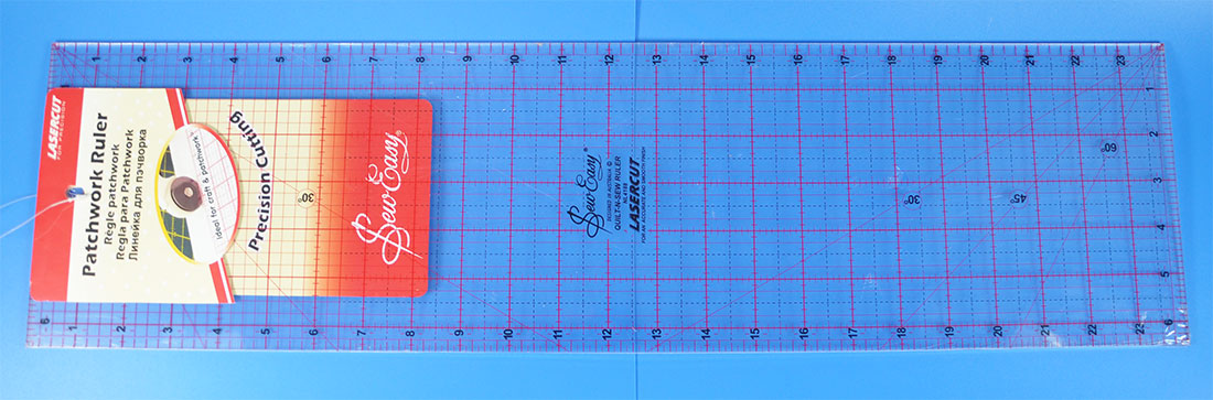 PATCHWORK RULER:24"x6" (NL4188)