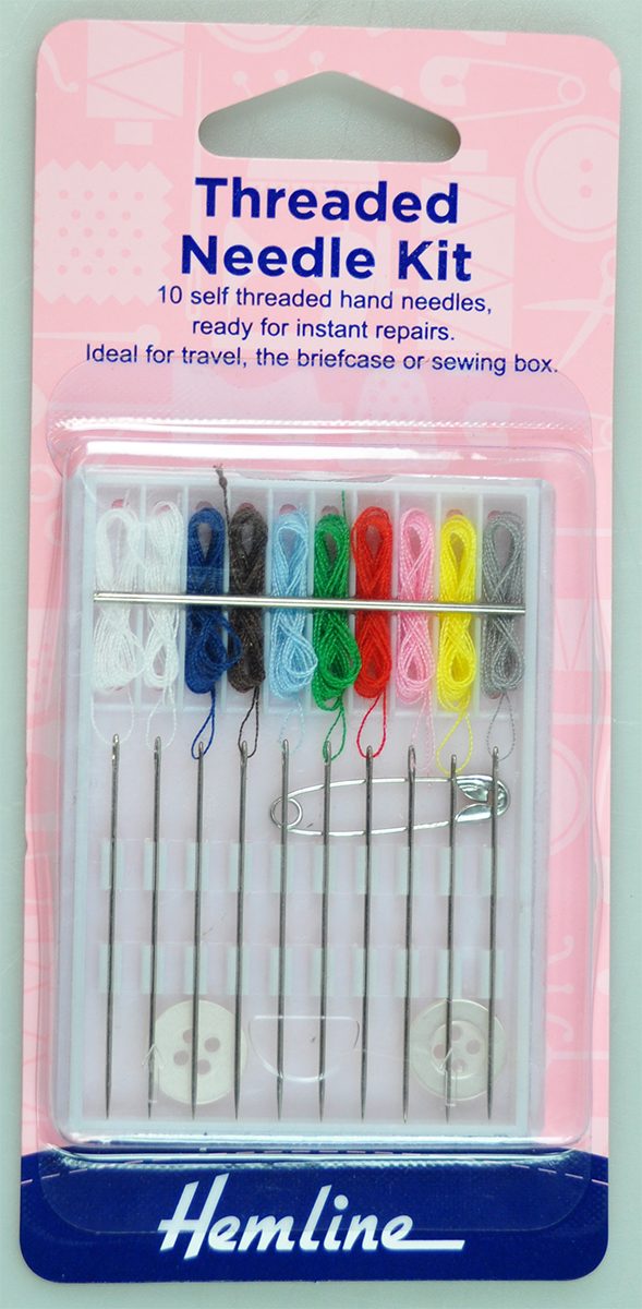 THREAD NEEDLE KIT:5CRD/PKT (693/HEM)
