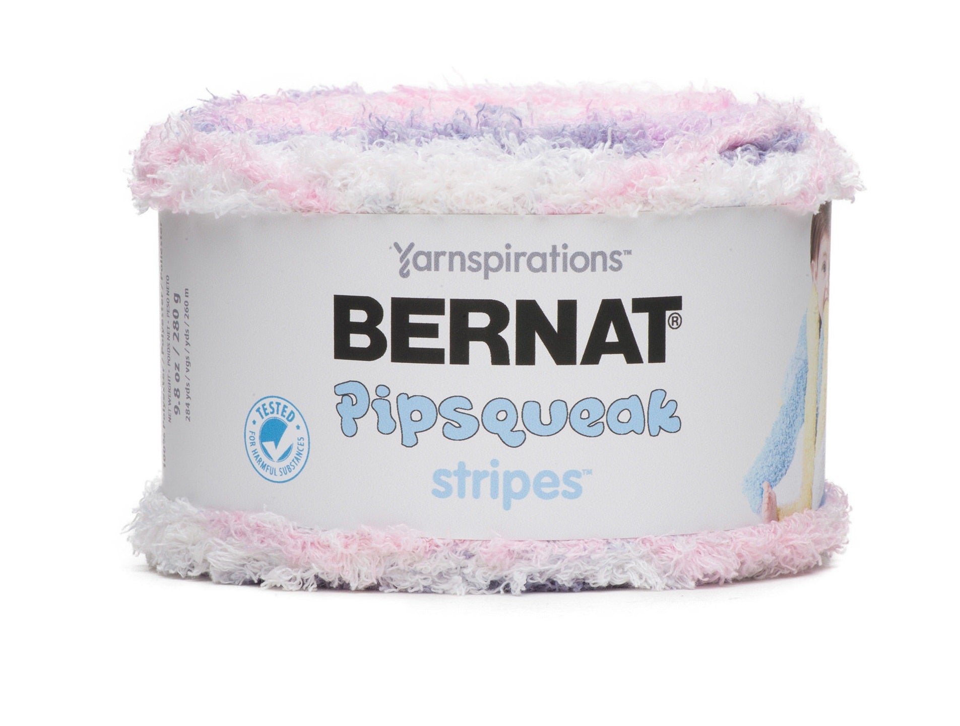 POLY.YARN:280GRx2BL (560GRM) (BER/PIPSQUAEK STRIPE)