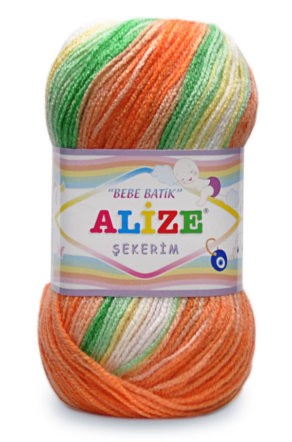 COT/ACY.YARN:5BLx100GR (500grm) (ALIZE/SEKERIM BATIK)