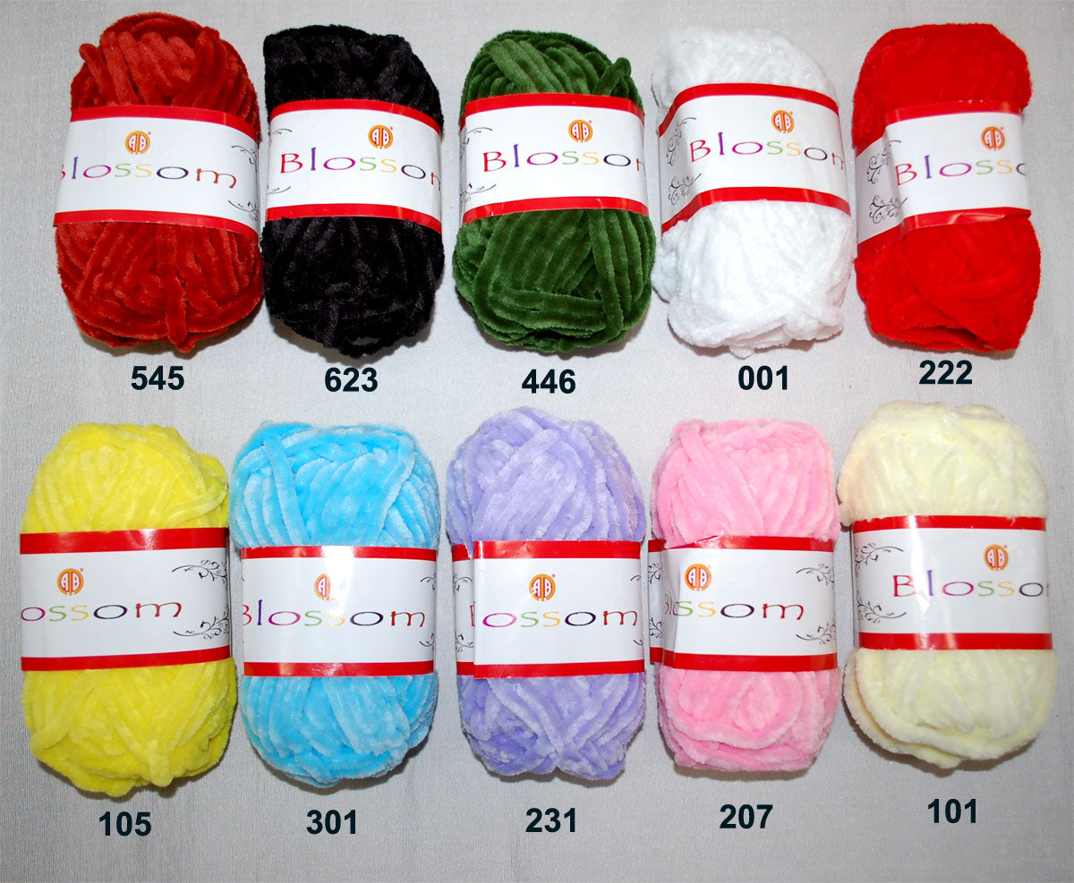 ACRYLIC YARN:10BL (500GRM) (MAW384)