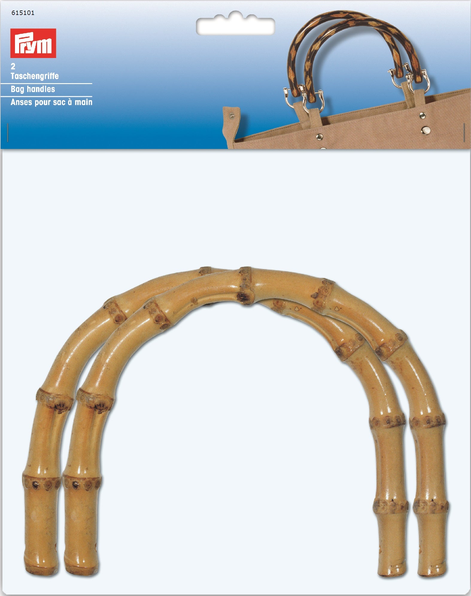 BAG HANDLE(WOOD) (615101/PR)