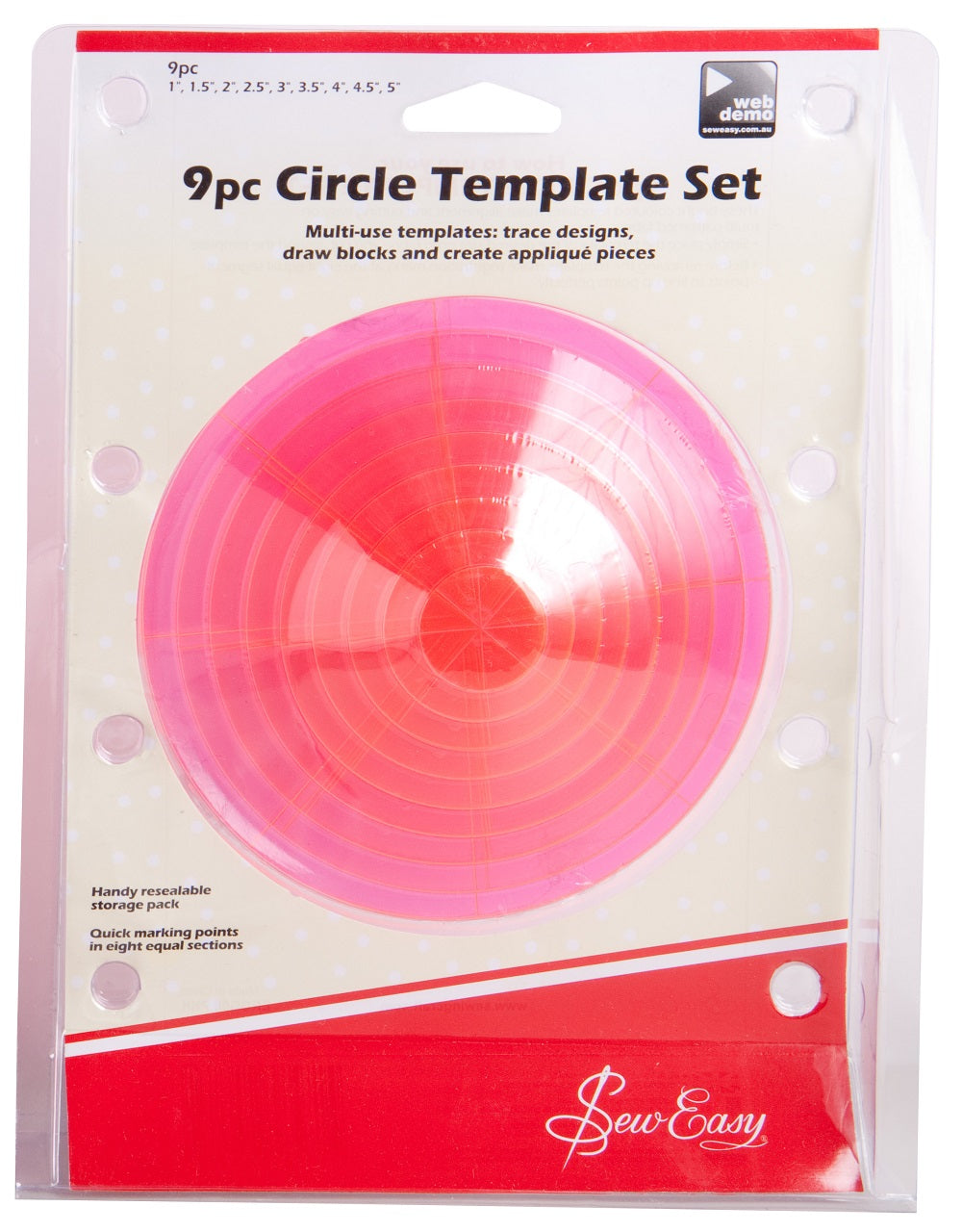 TEMPLETE SET:S/9:CIRCLE (ERGG06.PNK)