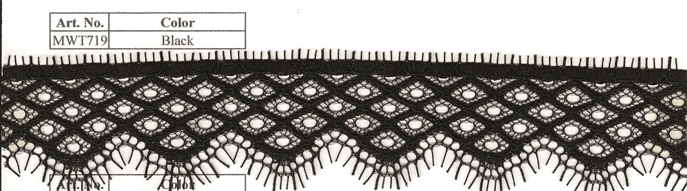 LACE 1" - 1.5YD X 10PC (MWT719/PKT)