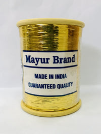 Mayur Metallic Yarn — 0.252 mm, 10 × 10000 m (MAYU/YARN-JARI)