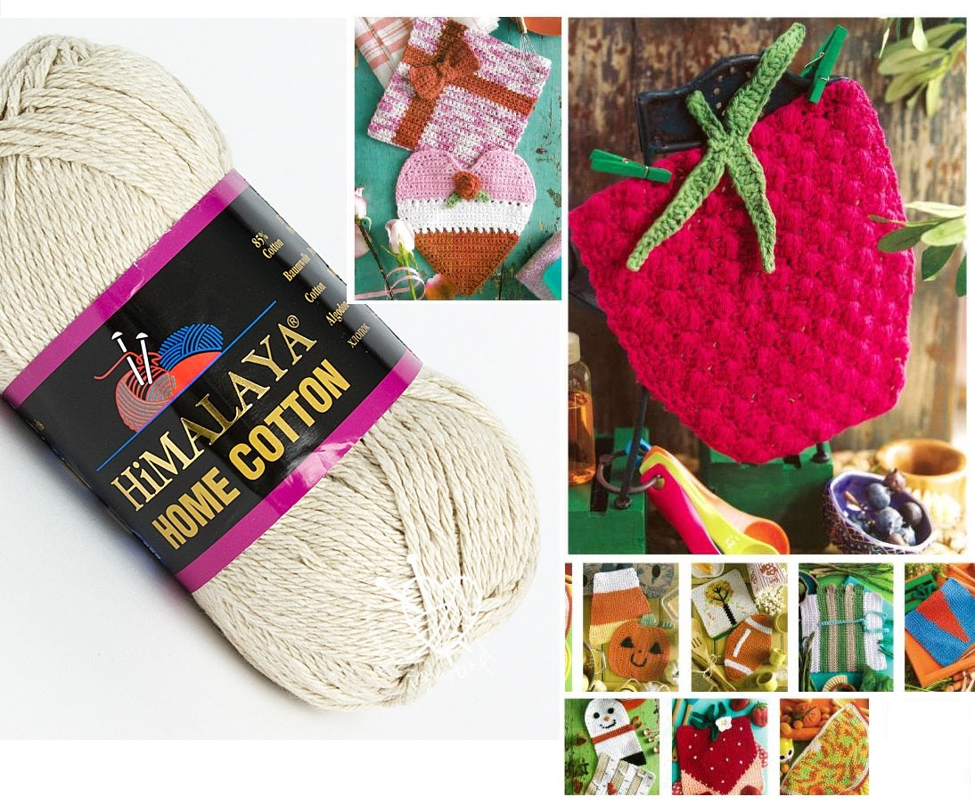 COT/POL YARN:100GRx5BL (500GR) (HIM/HOME COTTON)