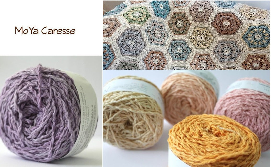 100% COT YARN:50GRx3BL (150G) (MOYA/CARESSE)