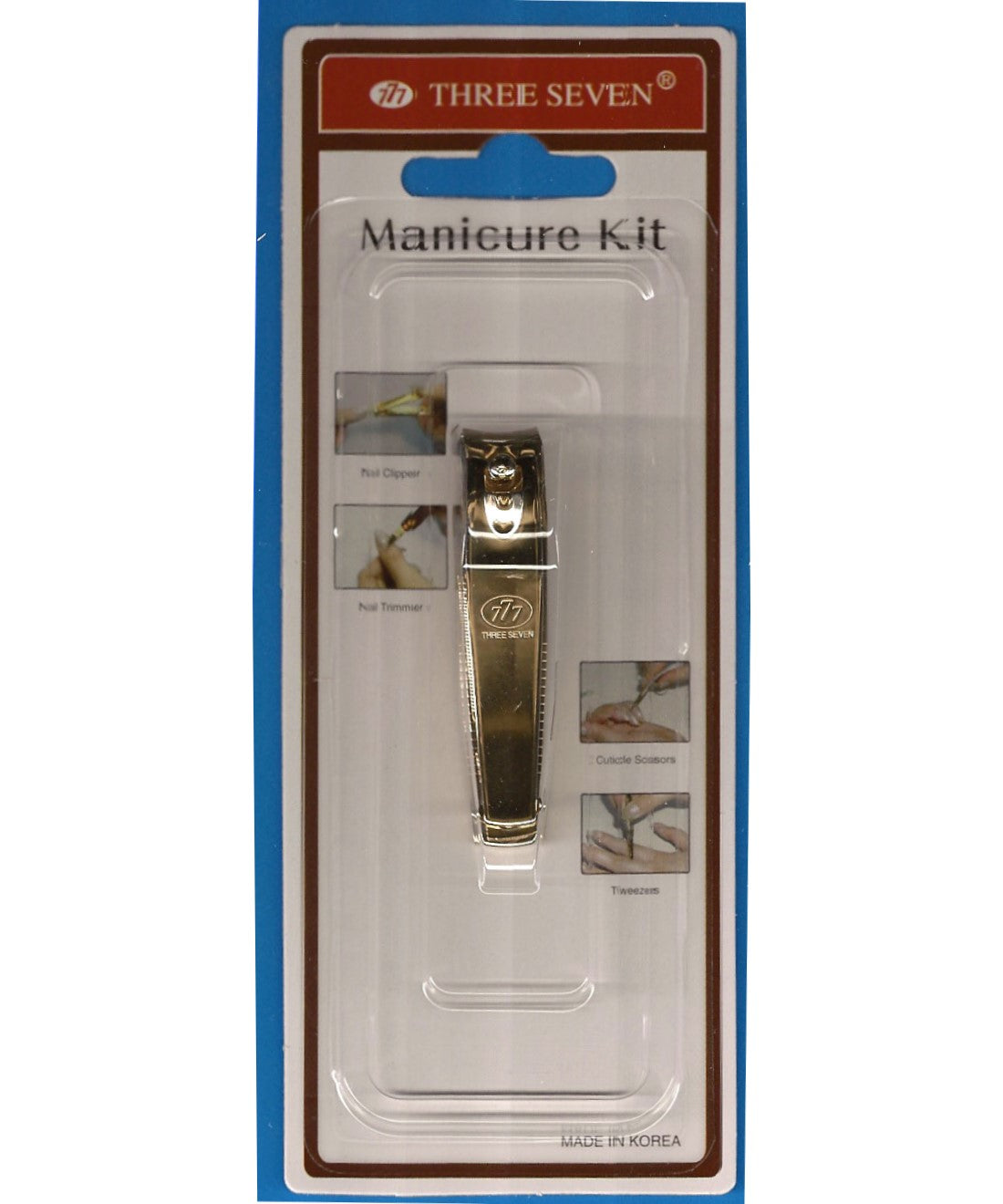 GLD PLATED NAIL CLIPPER W/FILE (N-608G/BL)