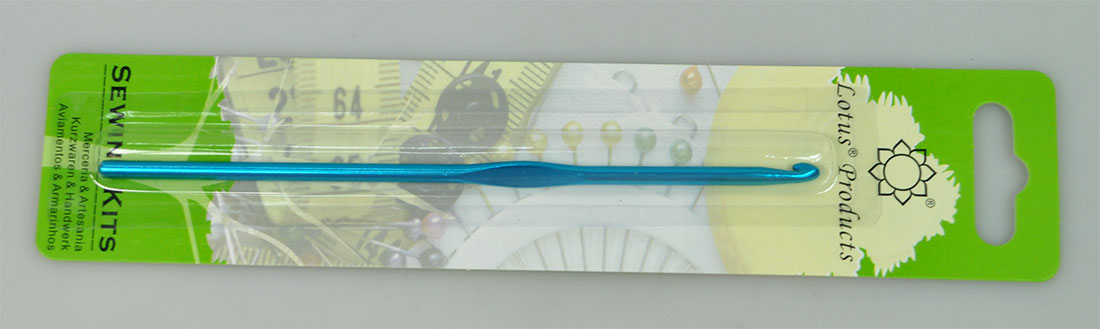 ALUMINIUM CROCH HOOK:5PC (LOTUS/ACH-4MM)