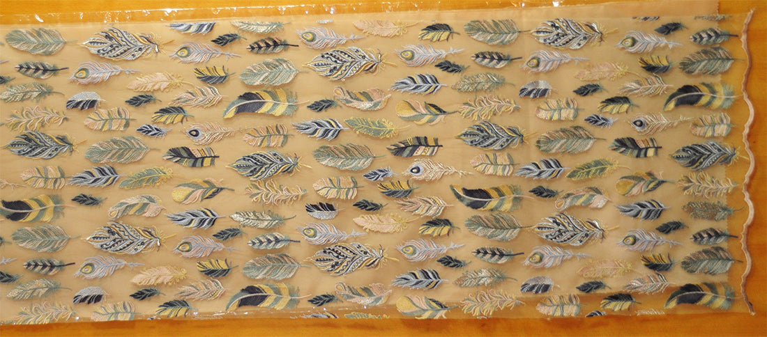 TULL EMBROIDERY POL FABRIC (DF00-1667H)