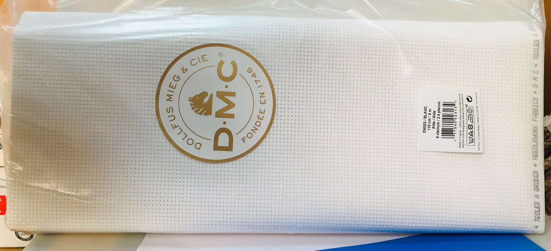 AIDA FABRIC:6CT:43.3"x196.8" (DM022)