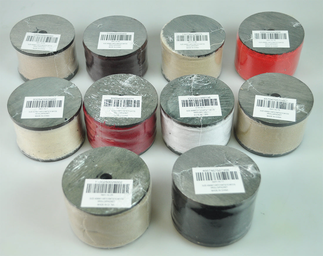 PLAIN RIBBON:40MMx10MTR (FRAYED PLAIN)